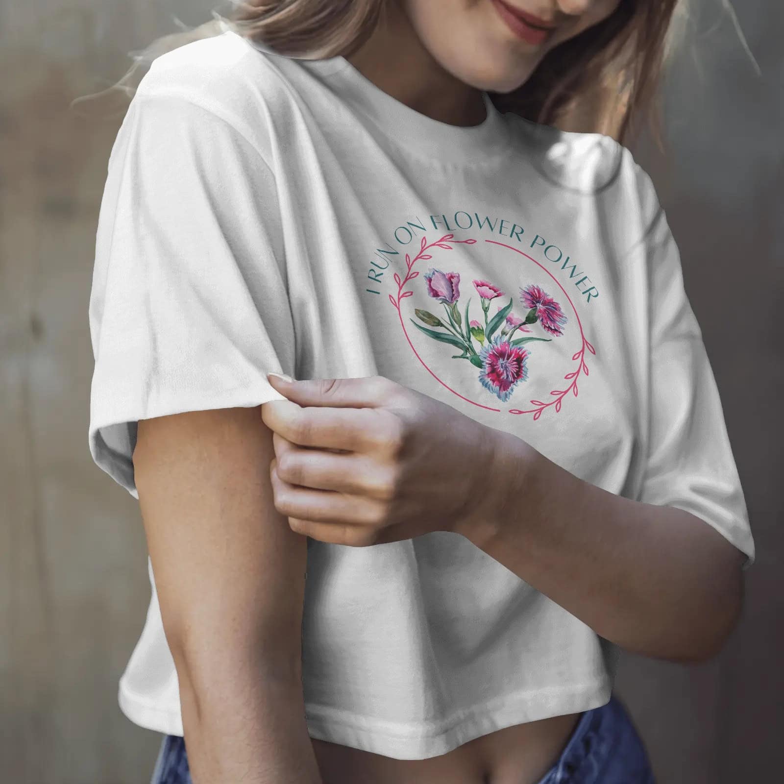 Botanical Flower Power Crop Top