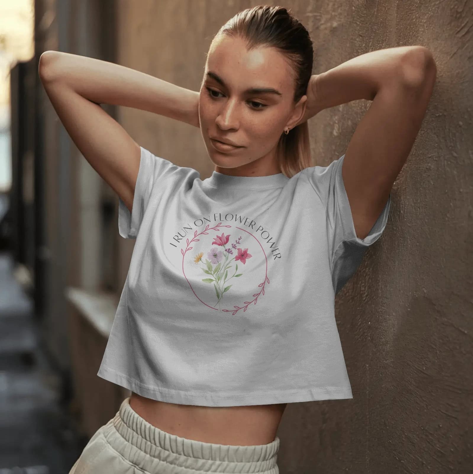 Botanical Flower Power Crop Top