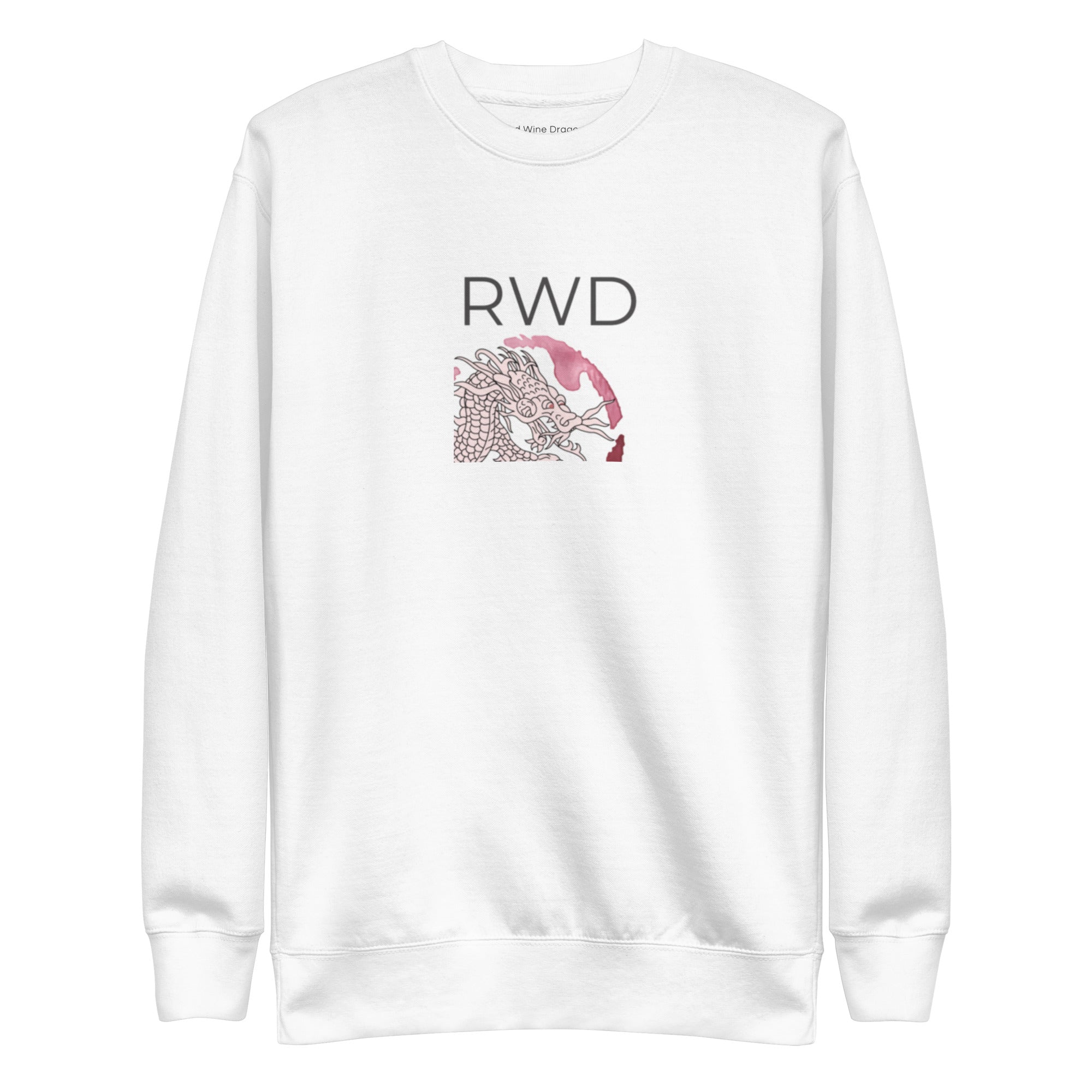 sweatshirt white with dragon logo